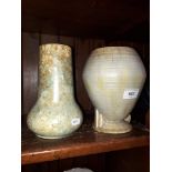 Two Art Deco pottery vases