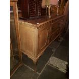 An oak sideboard, length 153cm.