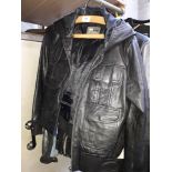 A ladies leather jacket