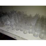 Collection of glassware