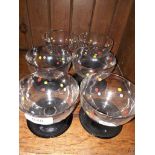 Set of silx polka dot glass dishes