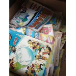 A box of Beano comics, 1990s onwards