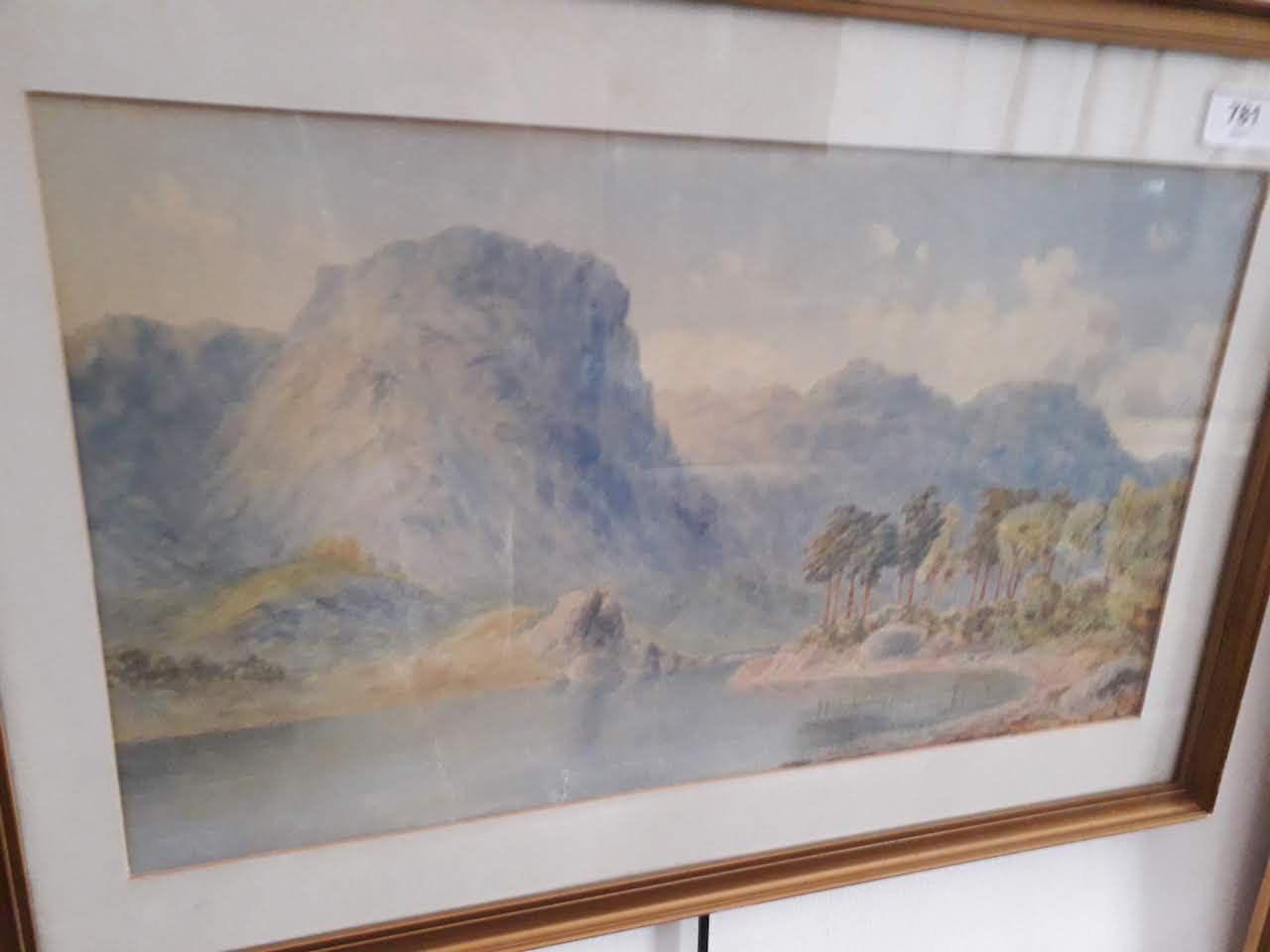 William Taylor Longmire (British 1841-1914), lakeland scene watercolour, signed and dated 1878 lower