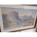 William Taylor Longmire (British 1841-1914), lakeland scene watercolour, signed and dated 1878 lower