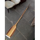 A Gees twin bladed wooden Kayak paddle
