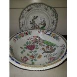 Copeland Spode large bowl and plate