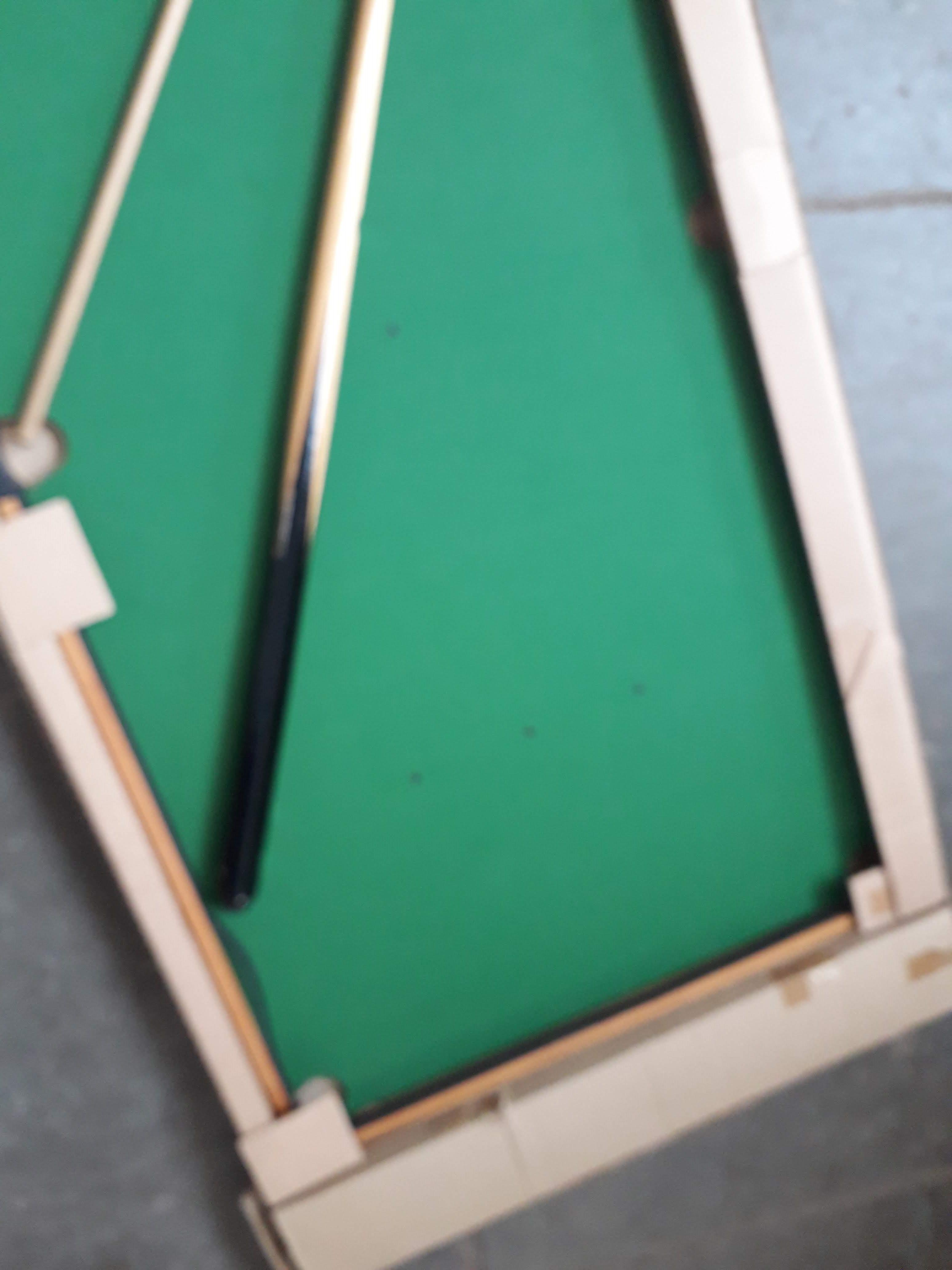 A Pot Black small snooker table with balls etc - Bild 4 aus 5