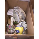 Box of ceramics