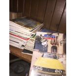 A Triumph Stag owners club magazines