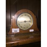 A vintage Elliott mahogany mantle clock