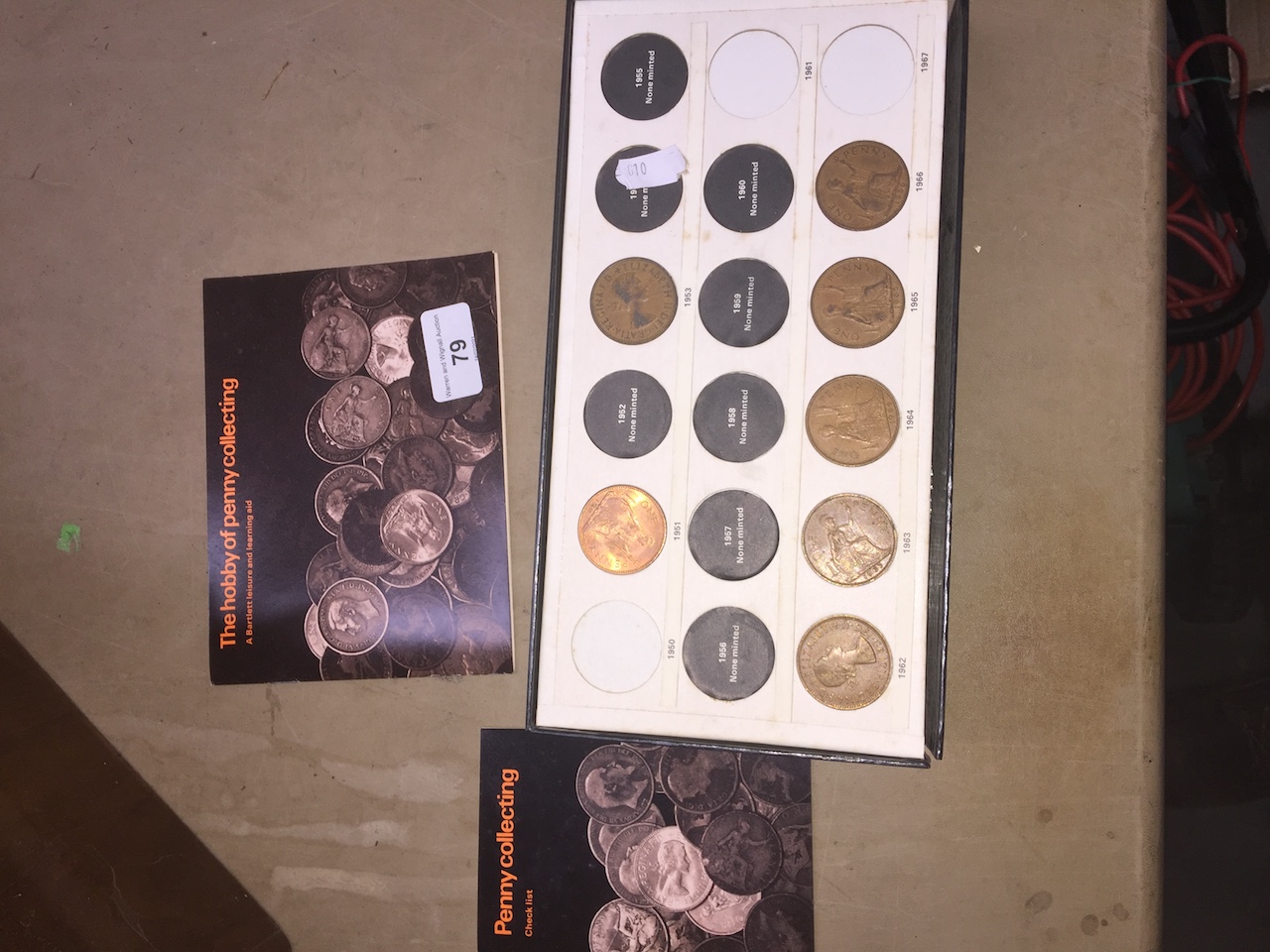 A collection of pre-decimal coins