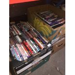 4 boxes of DVD's