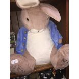 A Marks & Spencer large Peter Rabbit soft toy