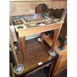 A vintage Sorrento musical sewing table.