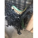 3 sets of garden bench ends