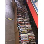 5 boxes of assorted DVD's