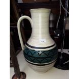 A 1970s Austrian decorative jug, height 40cm.