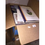 Two boxes of books