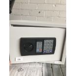BTV small safe with instruction leaflet and 2 emergency keys