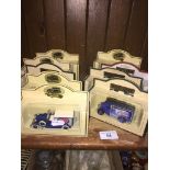 9 boxed model commercial vehicles