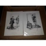 Two limited edition Laurel & Hardy prints.