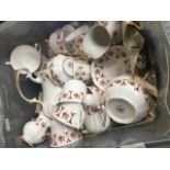 Box of Coronet bone china tea ware