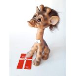A 1960s Thomas Dam Danish Giraffe troll figure with passport - Plastech Ltd.