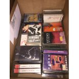 A box of cassettes.