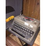An Imperial portable typewriter