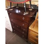 A Stag chest of drawers, H112cm.