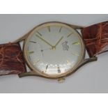 A gent's 9ct gold Bentima Star wristwatch, as found.