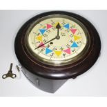 A modern RAF style fusee wall clock, total diam. 29cm.