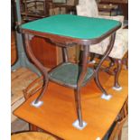 A Thonet bentwood games table circa 1900.