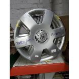 A set of 4 Toyota Yaris/Aygo wheel trims