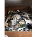 A large box of photographs