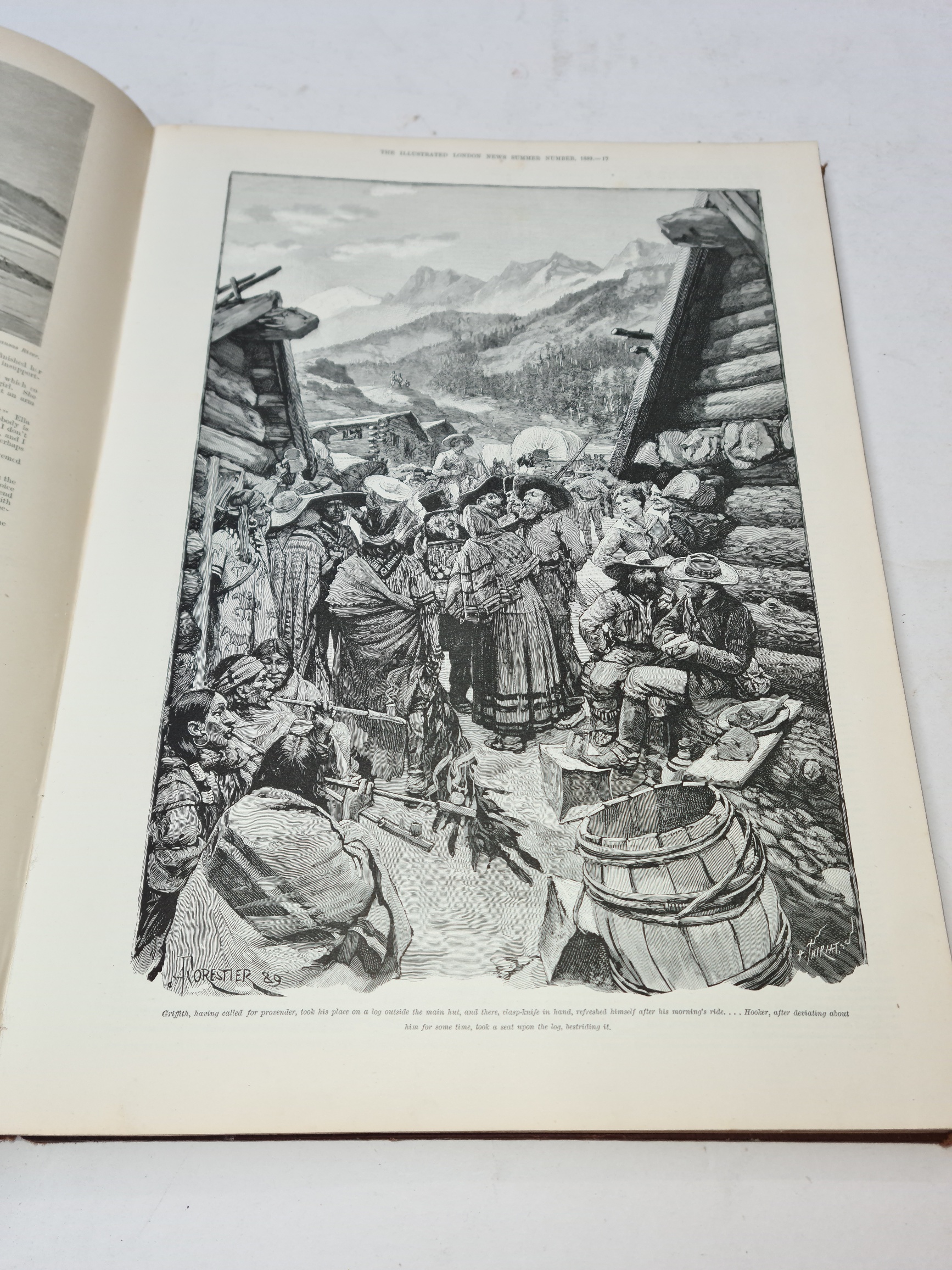 Bound vols London Illustrated News and and a 19th century Scottish bible. - Image 3 of 6