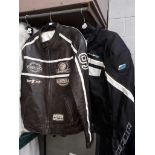 Two motorbike jackets