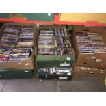6 boxes of DVDs