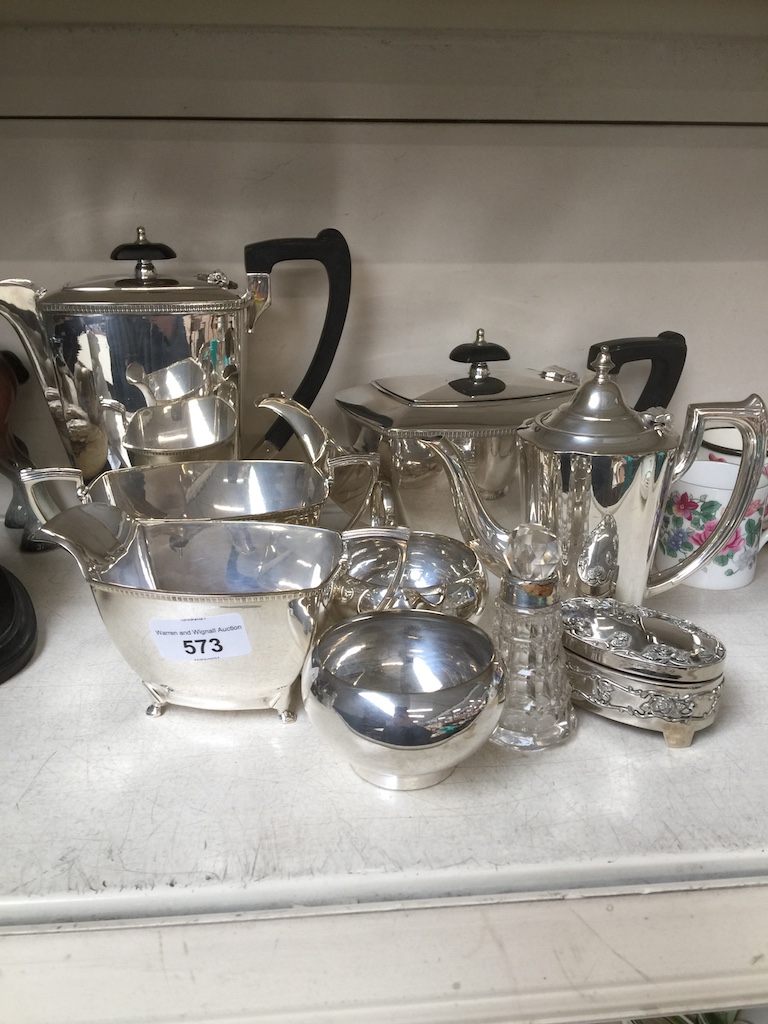 EPNS teaset etc.