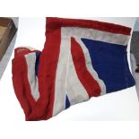 A stitched Union Jack flag 220cm x 115cm