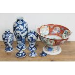 Assorted Chinese and Japanese porcelain.