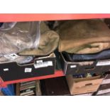 2 boxes of leather and sheepskin jackets etc