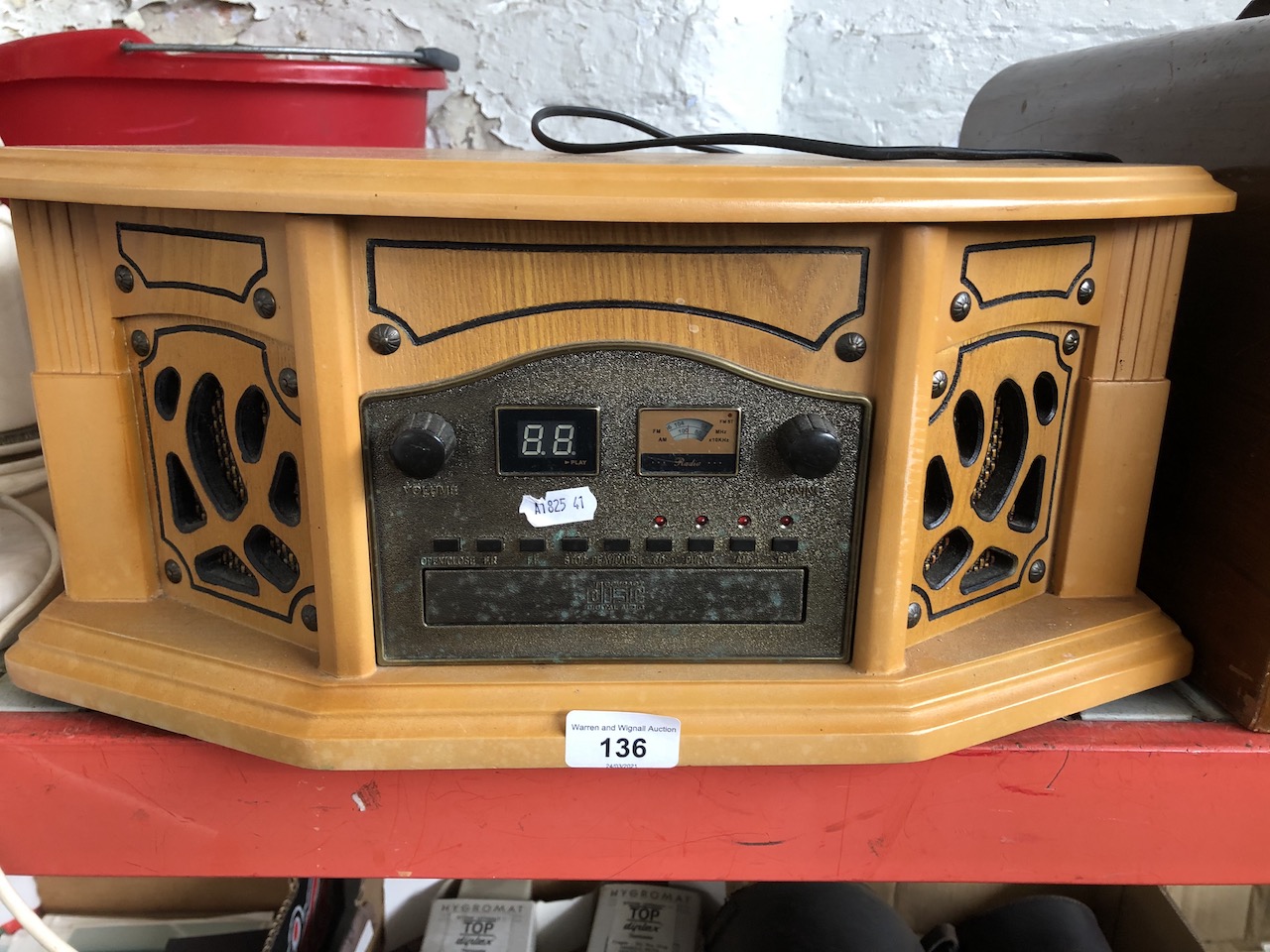 A vintage style music system