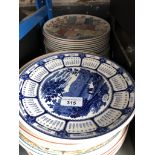 Approx 30 collectors plates including Wedgwood