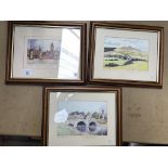 Three signed prints after Brian Barlow - Lancashire interest