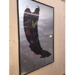 1980 Art Deco ERTE framed offset lithograph print, Mirage editions, santa monica, ca;ifornia