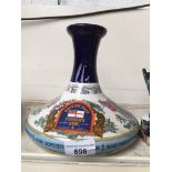 Pusser's rum large decanter, sealed with contents