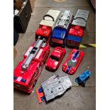 Micro Machines playsets and cars