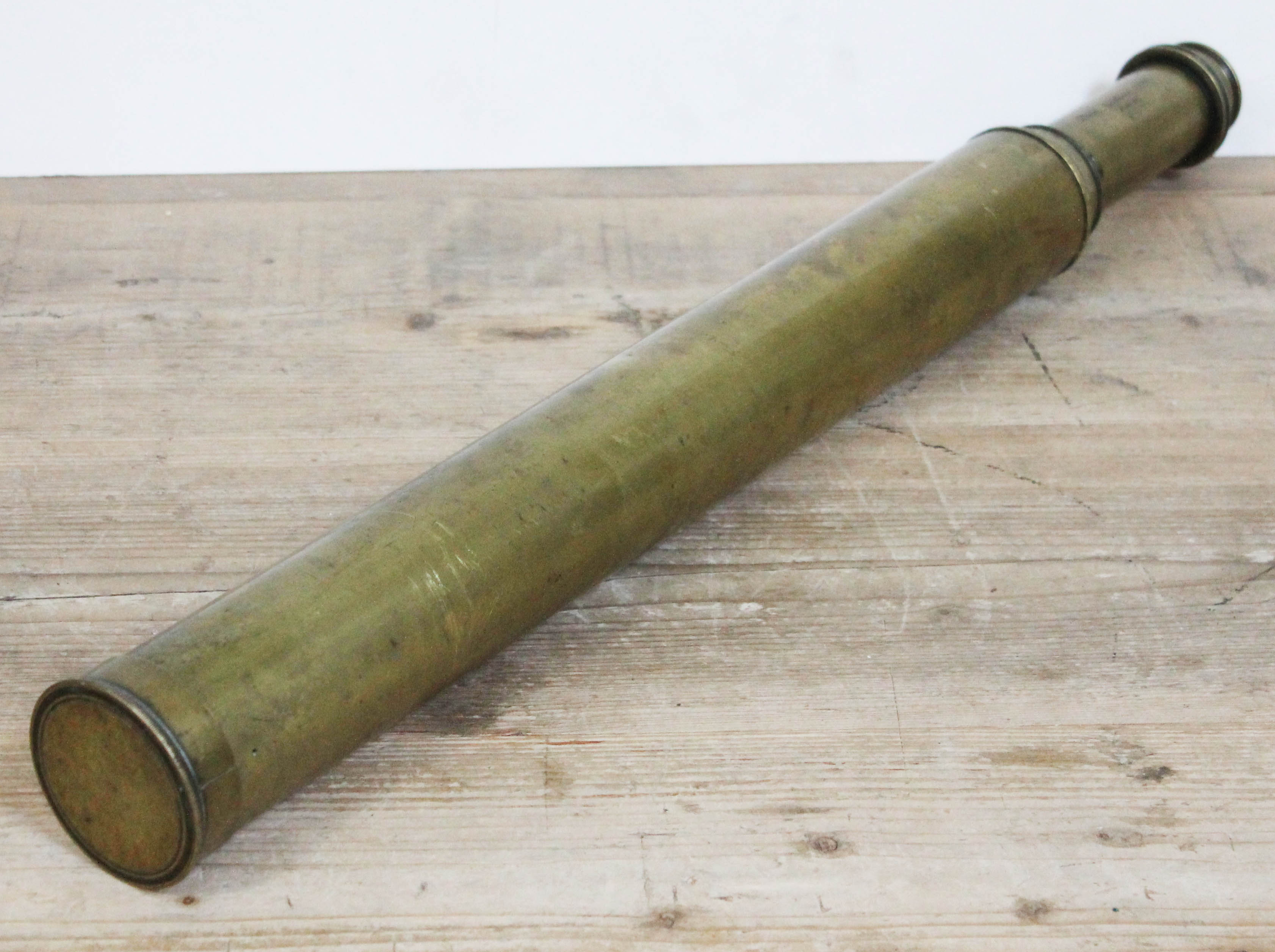 A brass telescope, Ross, London. 26911. Patent K197. - Bild 2 aus 3