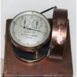 An airmeter, Negretti & Zambra, London.